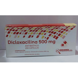 DICLOXACILINA 500 MG CAPSULAS