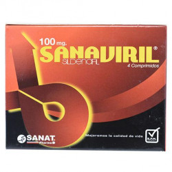 Sanaviril 100Mg X 4 Comp...