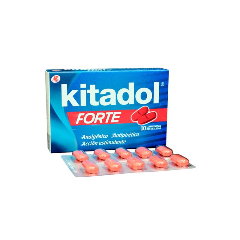 Kitadol Forte X 10 Comp Paracetamol Cafeina