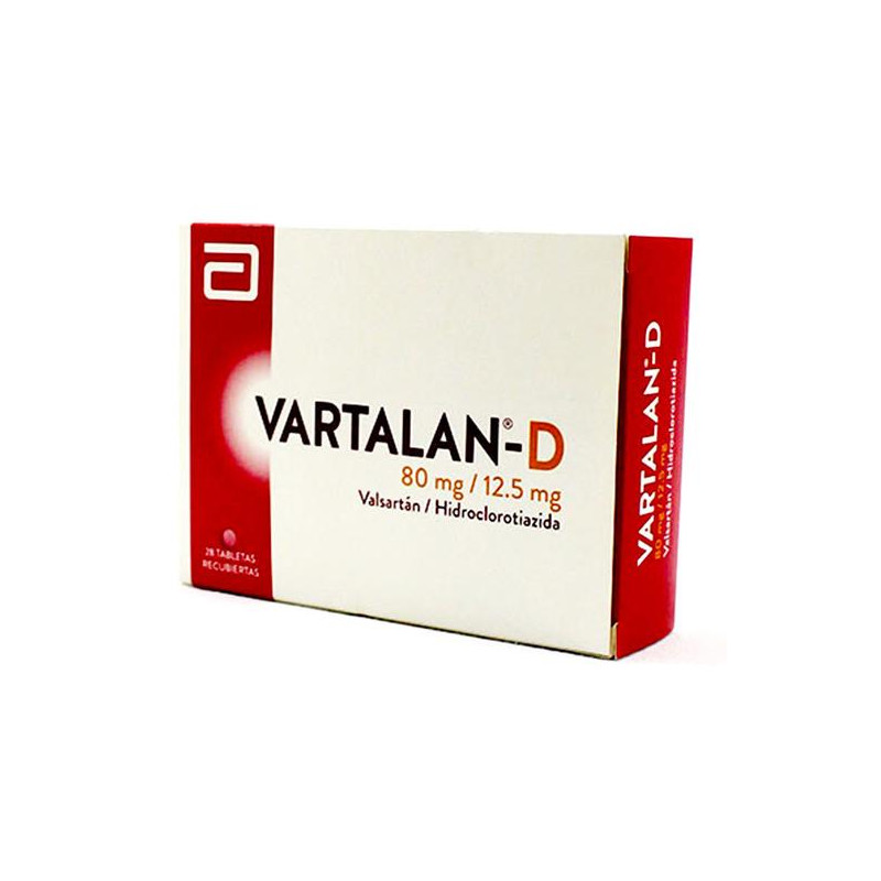 VARTALAN D   X 28 Tab Valsartan 80mg, Hidroclorotiazida12.5mg